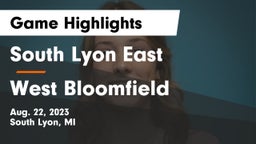 South Lyon East  vs West Bloomfield  Game Highlights - Aug. 22, 2023