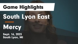 South Lyon East  vs Mercy   Game Highlights - Sept. 16, 2023