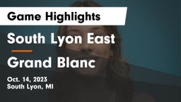 South Lyon East  vs Grand Blanc  Game Highlights - Oct. 14, 2023