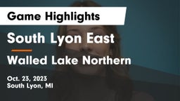 South Lyon East  vs Walled Lake Northern  Game Highlights - Oct. 23, 2023