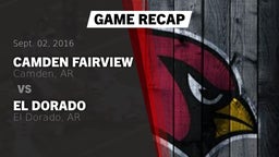 Recap: Camden Fairview  vs. El Dorado  2016