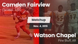Matchup: Fairview vs. Watson Chapel  2016
