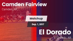 Matchup: Camden Fairview vs. El Dorado  2017