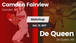 Matchup: Camden Fairview vs. De Queen  2017
