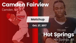 Matchup: Camden Fairview vs. Hot Springs  2017