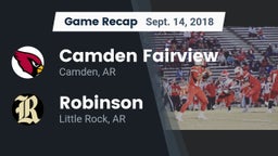 Recap: Camden Fairview  vs. Robinson  2018