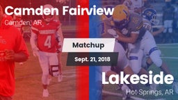 Matchup: Camden Fairview vs. Lakeside  2018