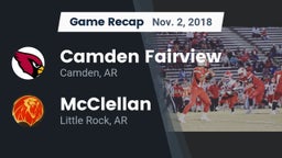 Recap: Camden Fairview  vs. McClellan  2018