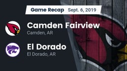 Recap: Camden Fairview  vs. El Dorado  2019