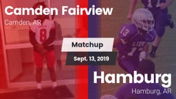 Matchup: Camden Fairview vs. Hamburg  2019