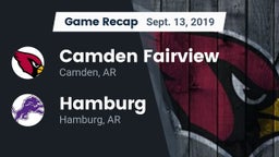 Recap: Camden Fairview  vs. Hamburg  2019