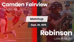 Matchup: Camden Fairview vs. Robinson  2019