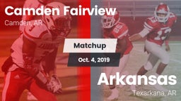 Matchup: Camden Fairview vs. Arkansas  2019