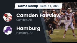 Recap: Camden Fairview  vs. Hamburg  2020