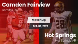 Matchup: Camden Fairview vs. Hot Springs  2020