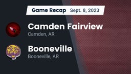 Recap: Camden Fairview  vs. Booneville  2023