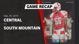 Recap: Central  vs. South Mountain  2015