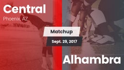 Matchup: Central vs. Alhambra 2017