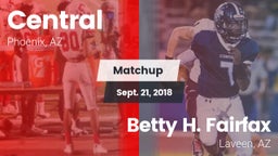 Matchup: Central vs. Betty H. Fairfax 2018