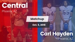 Matchup: Central vs. Carl Hayden  2018