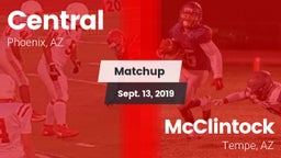 Matchup: Central vs. McClintock  2019