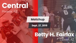 Matchup: Central vs. Betty H. Fairfax 2019