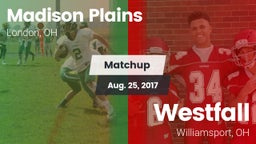 Matchup: Madison Plains vs. Westfall  2017