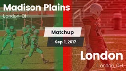 Matchup: Madison Plains vs. London  2017