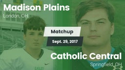 Matchup: Madison Plains vs. Catholic Central  2017