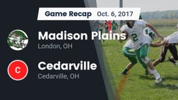 Recap: Madison Plains  vs. Cedarville  2017