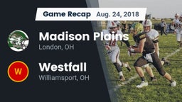 Recap: Madison Plains  vs. Westfall  2018