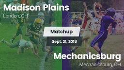 Matchup: Madison Plains vs. Mechanicsburg  2018