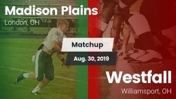 Matchup: Madison Plains vs. Westfall  2019