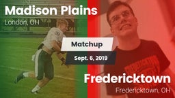 Matchup: Madison Plains vs. Fredericktown  2019