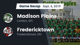 Recap: Madison Plains  vs. Fredericktown  2019