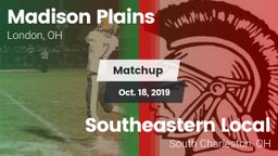 Matchup: Madison Plains vs. Southeastern Local  2019