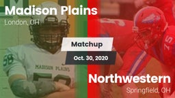 Matchup: Madison Plains vs. Northwestern  2020