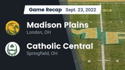 Recap: Madison Plains  vs. Catholic Central  2022