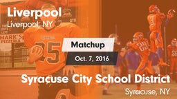 Matchup: Liverpool vs. Syracuse City School District 2016