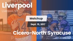 Matchup: Liverpool vs. Cicero-North Syracuse  2017