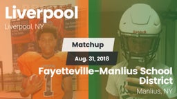 Matchup: Liverpool vs. Fayetteville-Manlius School District  2018