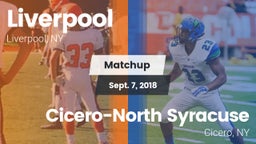 Matchup: Liverpool vs. Cicero-North Syracuse  2018