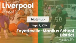 Matchup: Liverpool vs. Fayetteville-Manlius School District  2019