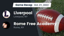 Recap: Liverpool  vs. Rome Free Academy  2022