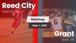 Matchup: Reed City vs. Grant  2018