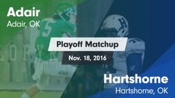 Matchup: Adair vs. Hartshorne  2016