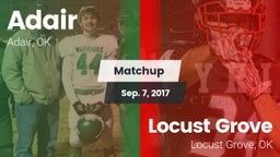 Matchup: Adair vs. Locust Grove  2017