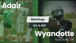 Matchup: Adair vs. Wyandotte  2017