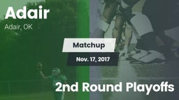 Matchup: Adair vs. 2nd Round Playoffs 2017