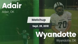 Matchup: Adair vs. Wyandotte  2018